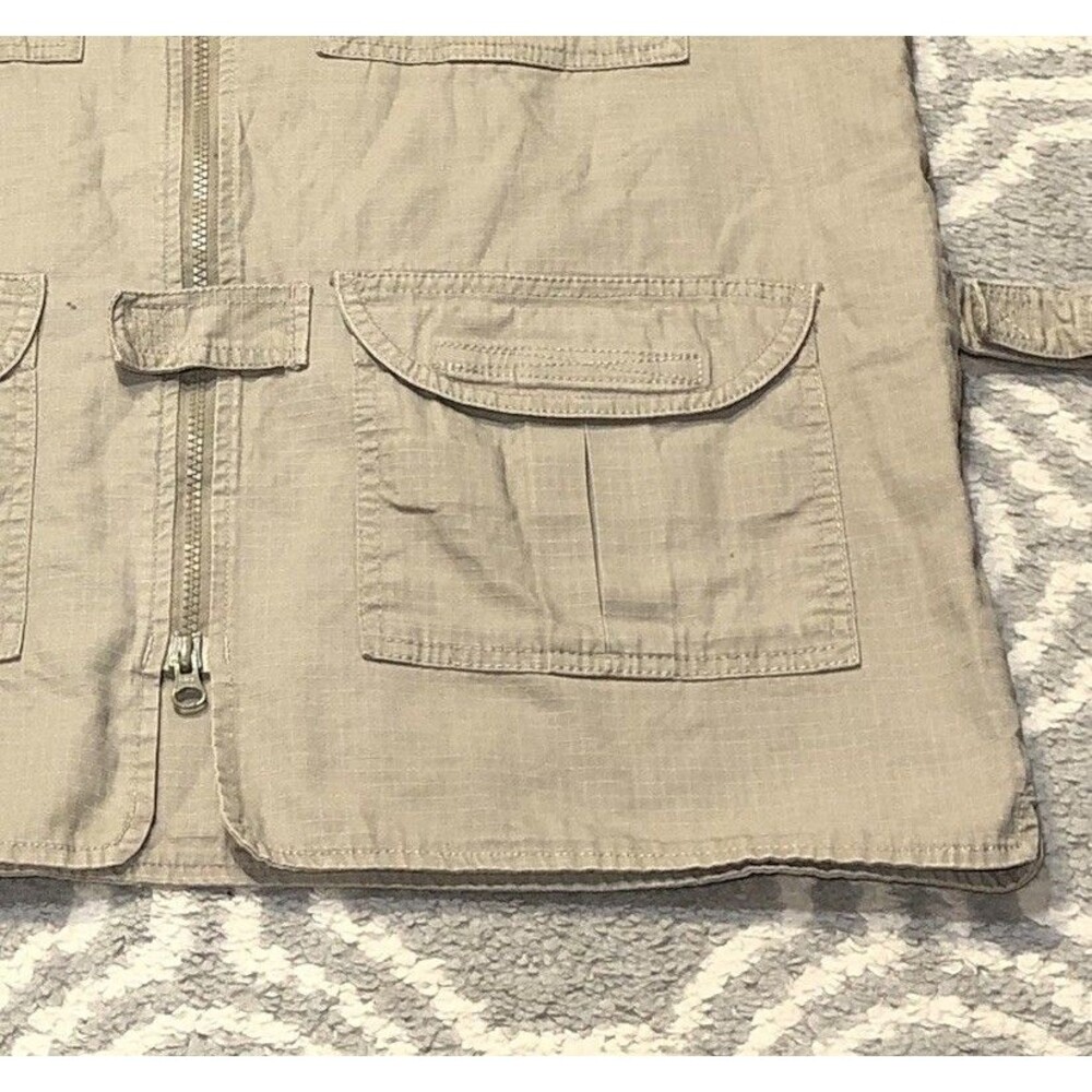 Woolrich Elite Series Tactical Vest Men’s Medium Tan Fishing Hunting Utility - Picture 7 of 7